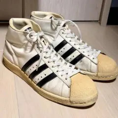 70年代-80年代 Adidas プロモデル フランス製 白黒 US9 - メルカリ