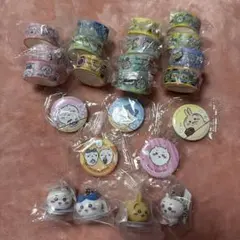 ちいかわ くら寿司 びっくらポン　フィギュア 缶バッジ マスキングテープ