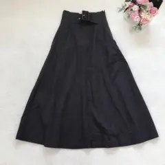 ナノユニバース ロングスカート フレア シンプル ベーシック カジュアル 可愛い