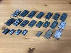 【食玩まとめ売り】戦車模型22台　ワールドタンクミュージアム