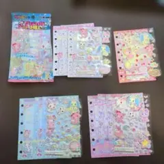 ジュエルペット マジカル プロフ帳セット シール2枚、プロフ紙6枚