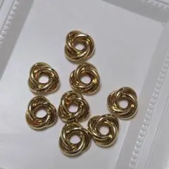 ツイストロンデル　ゴールド　8個セット