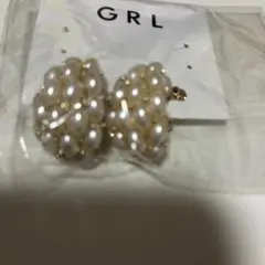 (新品)GRL パール調 イヤリング