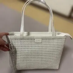 Burberrys ハンドバッグ シャドーチェック ホワイト - メルカリ