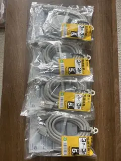 電源延長コード 3P-3P 5m 4本セット