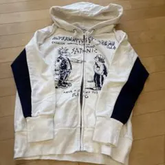 alternative オルタナティブ フード付きジップパーカー　Mサイズ