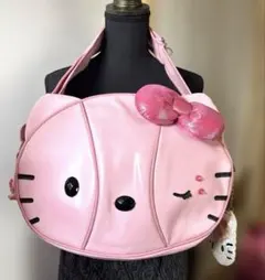 サ*ン様 サンリオ・ハローキティ・とても可愛いキティちゃんカゴバッグ