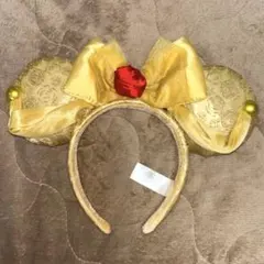 【美品】香港　ディズニー　カチューシャ　美女と野獣　ベル
