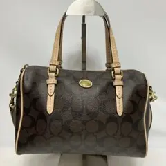 N412◯ COACH コーチ シグネチャー 2way ショルダーバッグのサムネイル