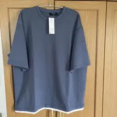 ライトオン BACK NUMBERバックナンバー裾フェイクレイヤードＴシャツのサムネイル