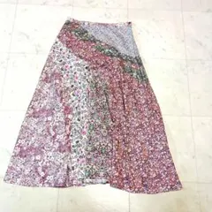 SCAPA スキャパ 花柄フレアロングスカート コットン 38のサムネイル