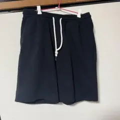 GU　メンズ　XLサイズ　黒　スウェットショートパンツ