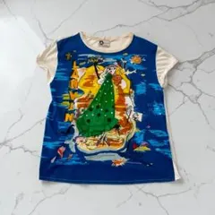 LANVIN PARIS アートプリント Tシャツ S 総柄 異素材 フランスのサムネイル