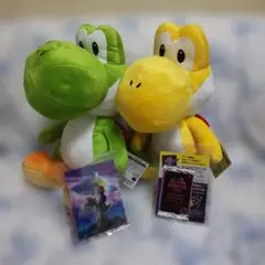 スーパーマリオ 特大サイズぬいぐるみヨッシー 全２種ムービー入場者プレゼント付