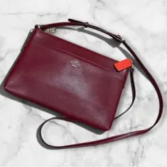 COACH★クロスボディーレザーバック★ボルドーカラーのサムネイル