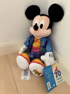 ミッキーマウス 70周年記念 ぬいぐるみ