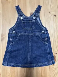 moujonjon ジャンバースカート 100cm ダークデニム