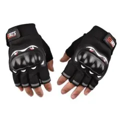 スポーツ手袋 オートバイ手袋　通気性クローズドフィンガーレーシンググローブ　黒