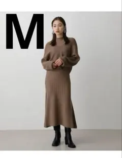 【新品】maison celon ドッキングワンピース オフショルダー ロング 新品】maison celon ドッキングワンピース オフショルダー ロング
