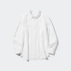 ユニクロ　プレミアムリネンシャツ　Lサイズ（2022年モデル）のサムネイル