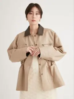 最安値 emmi（エミ）コットンカバーオールジャケット