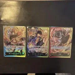 丸*英様 ワンピース カード　3兄弟の絆　リーダーカード