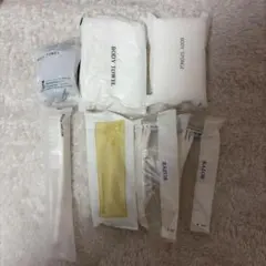 旅行用ボディタオル・くし・カミソリセット