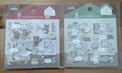 amifa ミニシートシール　アニマルお部屋デコ　２種