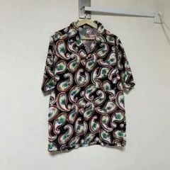 oko_bon様専用】アロハシャツ ウクレレ柄 ボタニカル柄 総柄 L - メルカリ