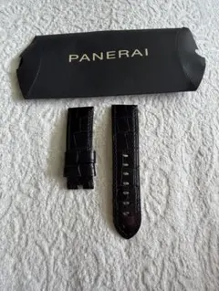 PANERAI 純正 レザーベルト ブラックのサムネイル
