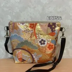 ✦E0756✦ハンドメイド✦着物✦帯✦リメイク✦ fショルダーバッグ