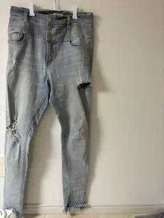 INGNI ダメージ加工 スキニーパンツ