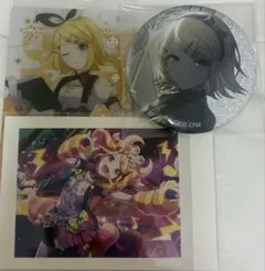 鏡音リン プロセカ グリ缶 缶バッジ ウエハース パシャこれ