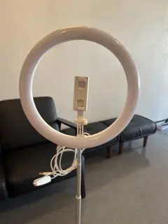 LEDリングライト スタンド付き スマホホルダー付き 自撮り 撮影用