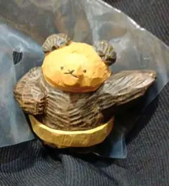 たかはたまさお 木彫り風 FIGURE COLLECTION おすもう熊