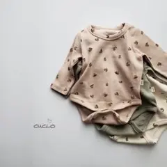 oliveロンパース　aosta オリーブ ルームウェア お揃い 韓国子供服