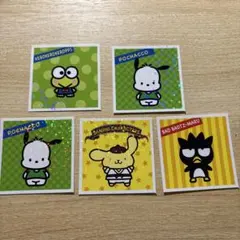 サンリオキャラクター ステッカー5枚セット