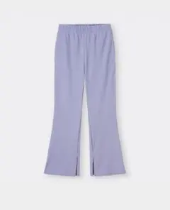 GU リブスリムフレアパンツ