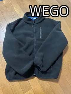 WEGO フリースジャケット M 黒
