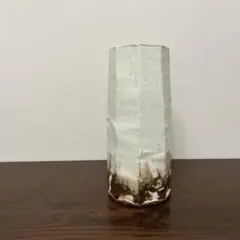 陶器 花瓶 フラワーベース 筒型 志野花生 - メルカリ