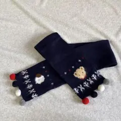 ファミリア　ニットマフラー　M