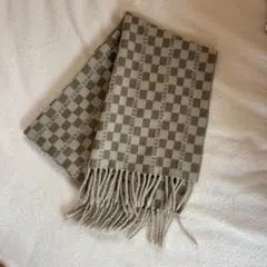 FENDI チェック柄 マフラー