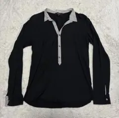 Y2K bottom neck rayon long sleevesのサムネイル