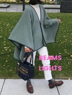 BEAMS LIGHTS フリース ポンチョ