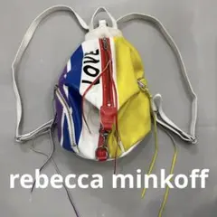 rebecca minkoff カラフルストライプバックパック レザー　2way