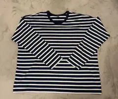 UNIQLO ボーダー長袖カットソー M