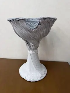 ロングらせん美 試作品 紲鉢 綱木紋 植木鉢 新品 ミックスカラー