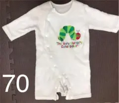 はらぺこあおむし ロンパース カバーオール 70センチ