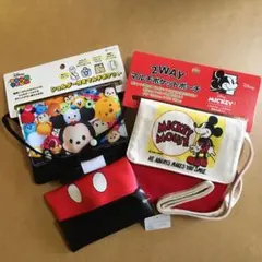 2WAY マルチポケットポーチ  ツムツム          ミッキーマウス
