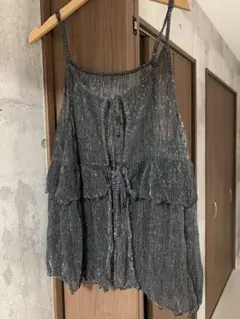 niko and... シルバー フリル キャミソール F